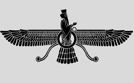 Le Faravahar, symbole sacré du zoroastrisme