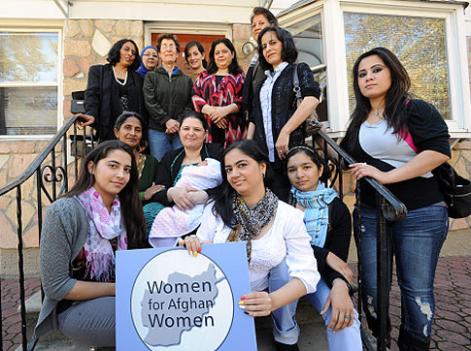 Membres de l'association Women for Afghan Women